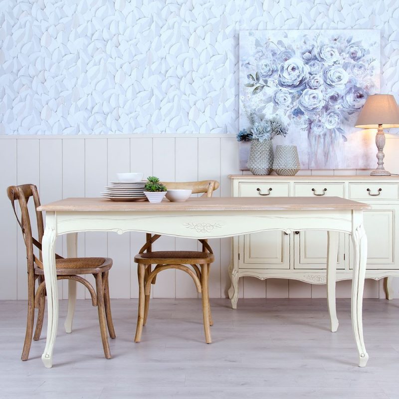 Mesa de Comedor Antigua Clásica Bergerac IX101837 | Nuryba Mesa de Comedor Antigua Clásica Bergerac IX101837 | Nuryba