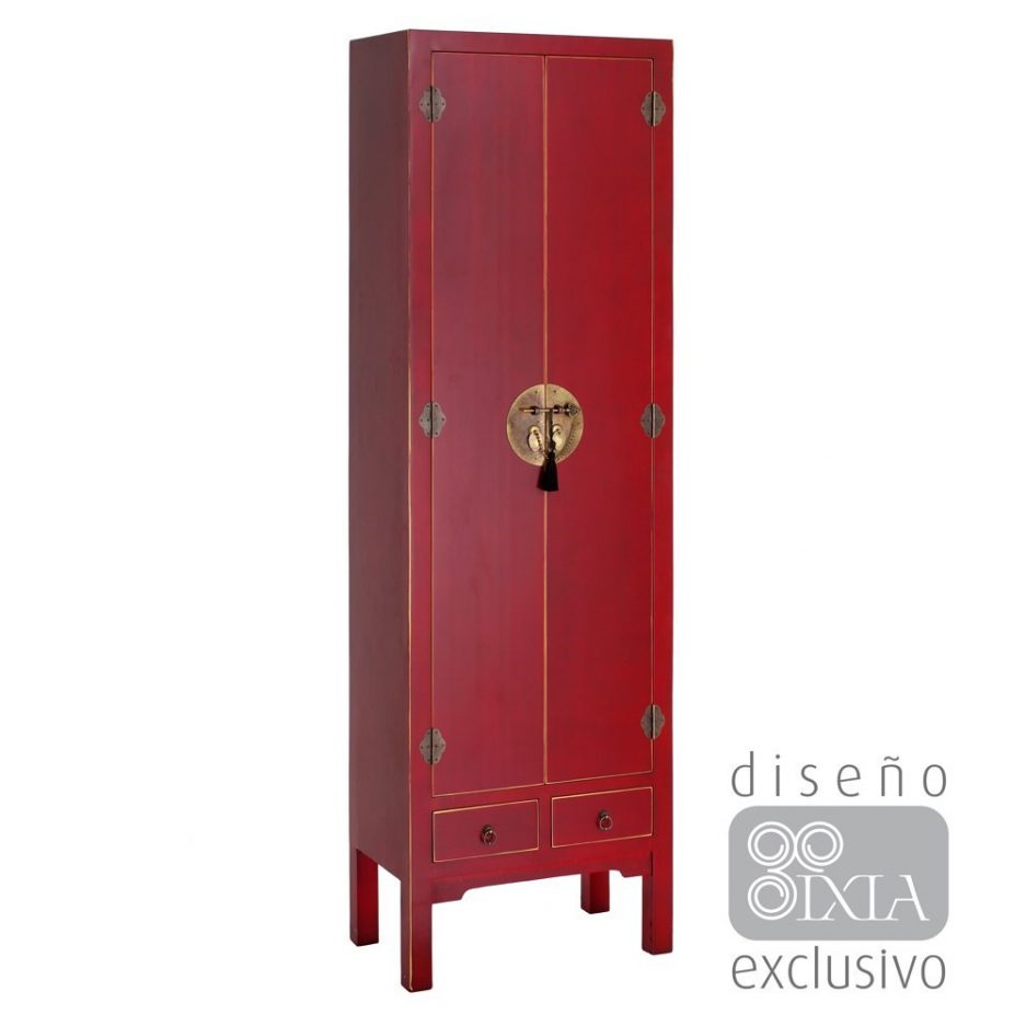 ️ Armario Chino Oriental 2 Puertas Rojo IX51157 | ️ Nuryba
