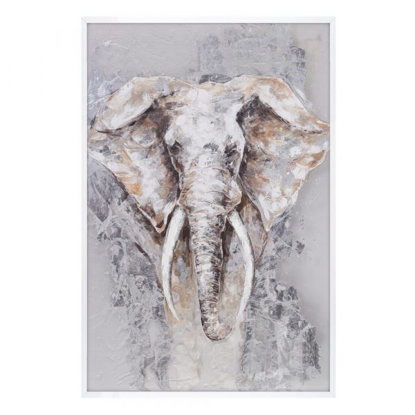 Cuadro pintura elefante África 120 cm IX103582