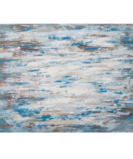 Pintura decorativa abstracta moderna azul IX151589