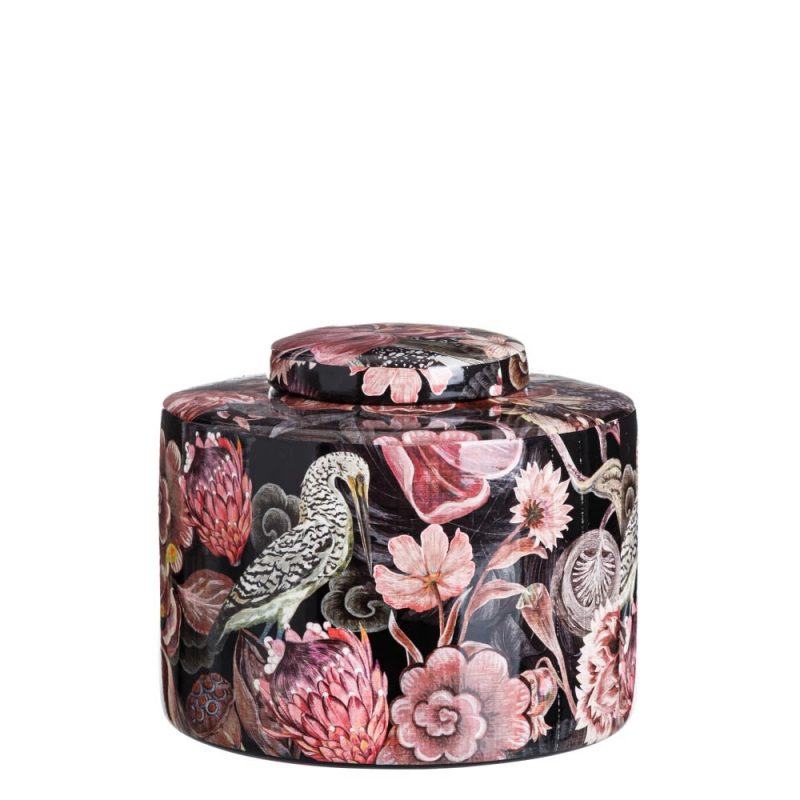 ️ Jarrón decorativo negro Weinan 25 cm IX151897 | ️ Nuryba