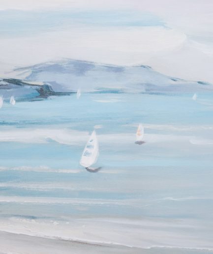 Cuadro pintura paisaje marinero playa 120 cm IX152698
