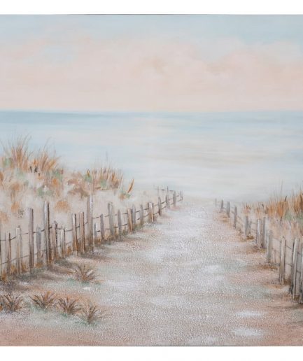 Cuadro pintura paisaje mar playa 100 cm IX152701