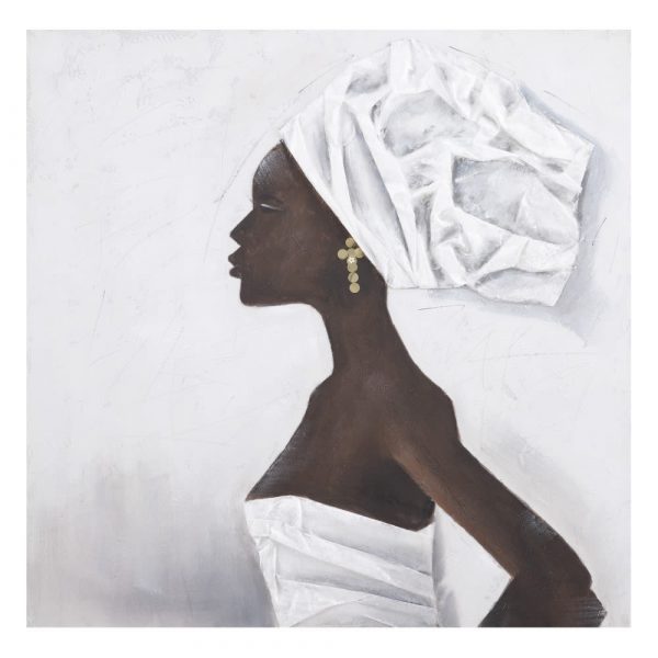 Cuadro África pintura mujer IX152706