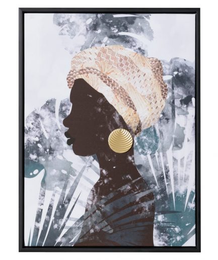 Juego de cuadros mujeres africanas 60 cm IX153159