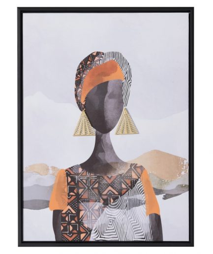 Juego de cuadros mujeres africanas 60 cm IX153160