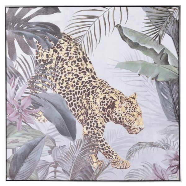 Cuadro de animal leopardo 100 cm IX153180