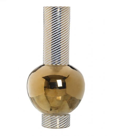 Jarrón decorativo moderno oro 48 cm IX154019
