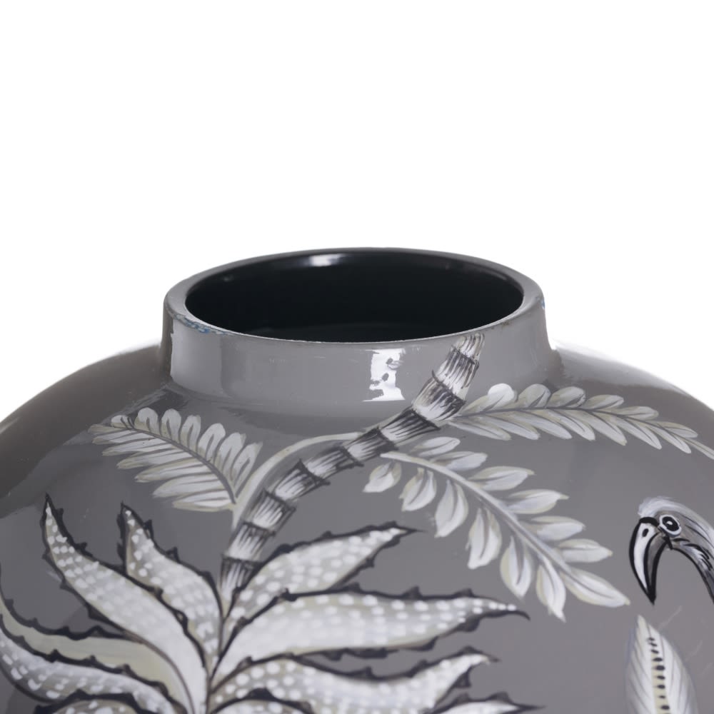 ️ Jarrón chino oriental gris Hou 55 cm IX154020 | ️ Nuryba