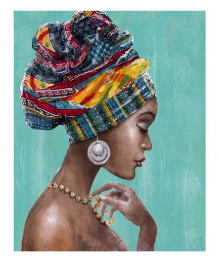 Cuadro África mujer africana 100 cm IX600413