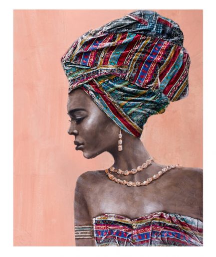 Cuadro África decoración mujer africana 100 cm IX600415