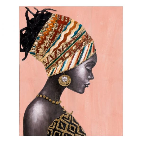 Cuadro África mujer africana 100 cm IX600416
