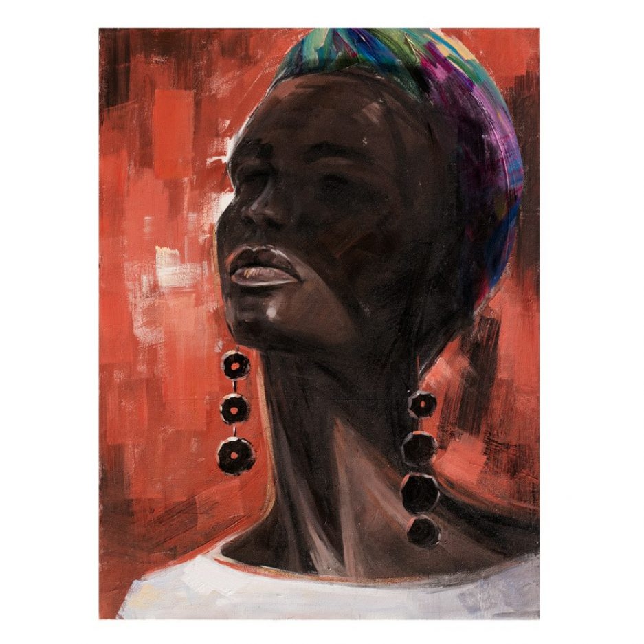 Cuadro África mujer 120 cm IX600419